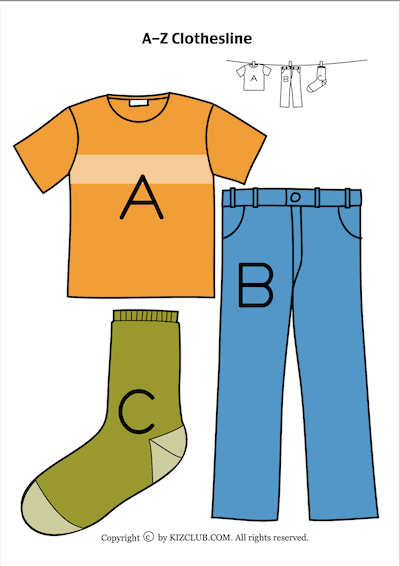 A-Z Clothesline