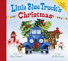 Book cover of Little Blue Truck Christmas