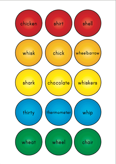 Digraphs Gumball Sort 