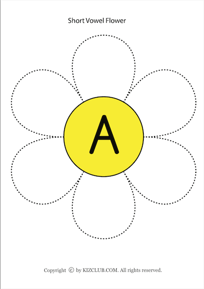 Vowel Flowers