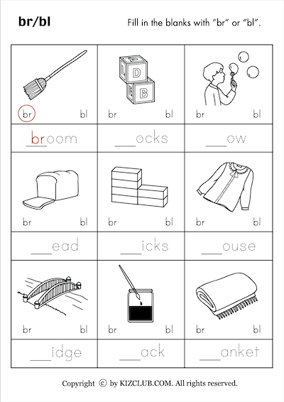 Consonant Blends