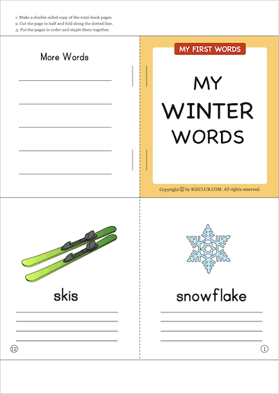 Winter Mini Book